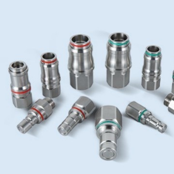 不锈钢液冷 接头液冷连接器液体流体连接器液 冷快插头耐压耐腐蚀