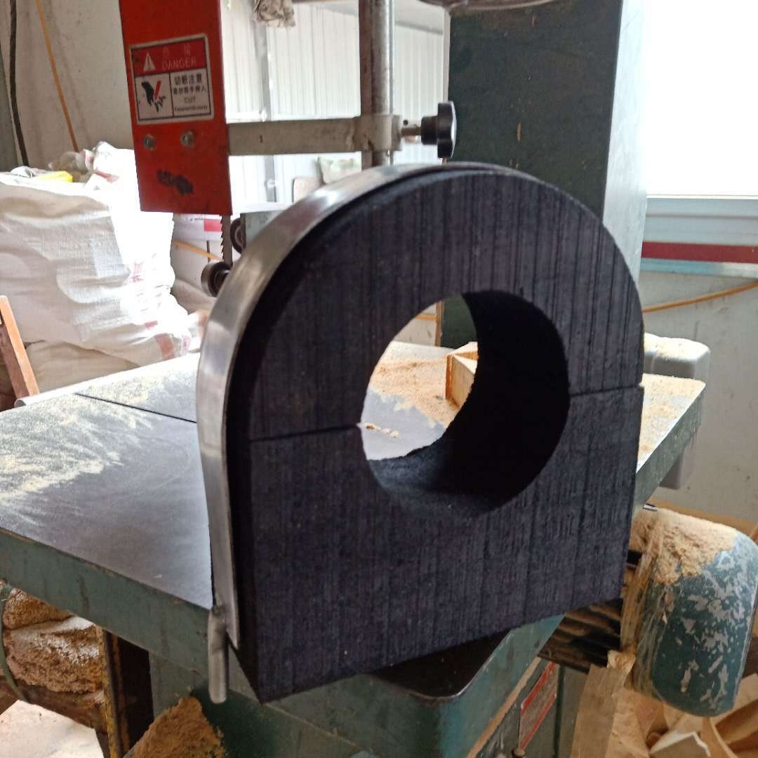 空调管道木托管道木码保温木托铁卡 隔冷管托木托抗震防腐木管托