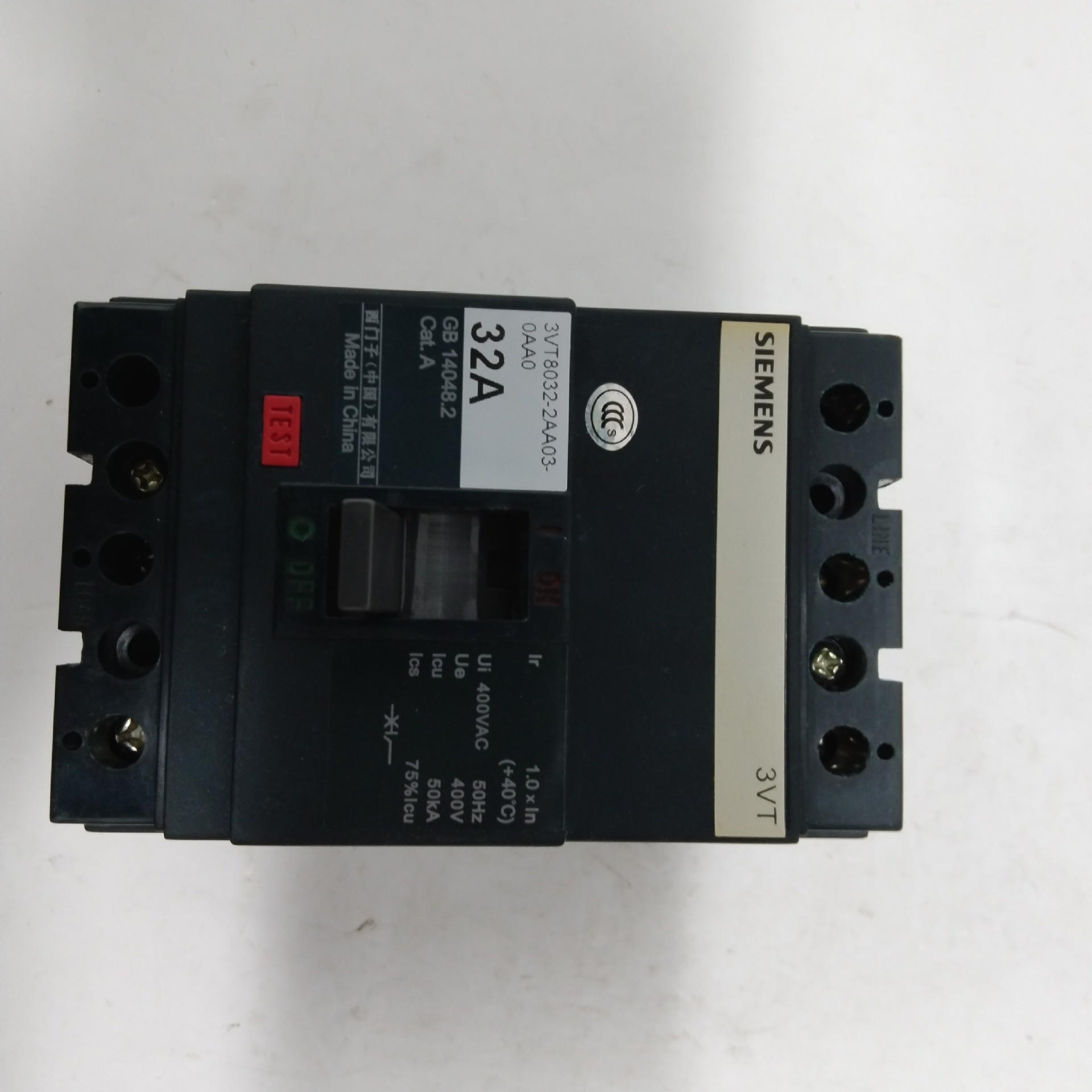 Siemens西门子塑壳断路器3VT8022-2AA03-1 现货供应 拍前议价