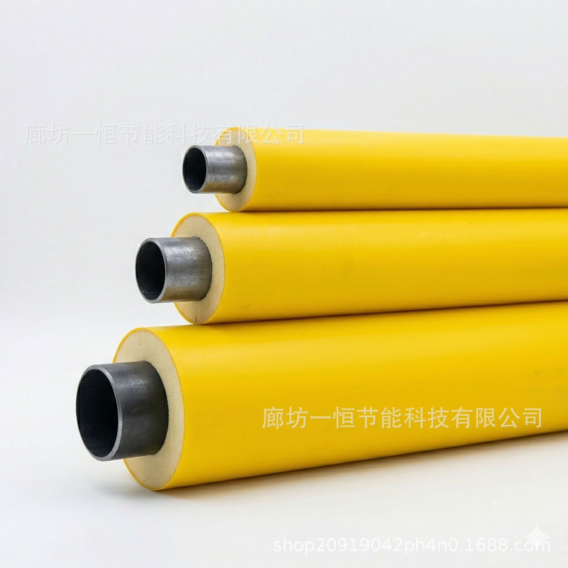 预制直埋式热水保温管 聚氨酯防腐保温钢管